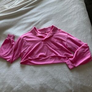 Pink crop top